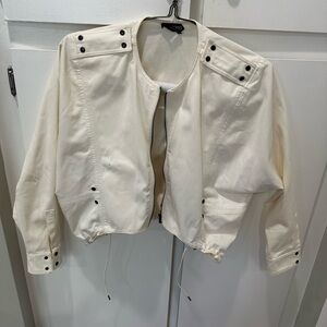 Tom Ford White Cropped Jacket